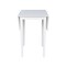 International Concepts Rectangle Small Dropleaf Table, White, 20.6 W, 36 L, 29 in H, Wood, White T08-2236D - alternate 10